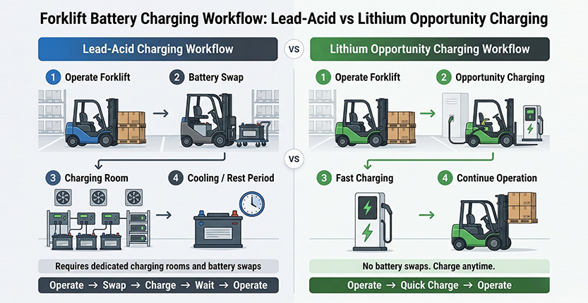 Forklift Battery Charging Considerations