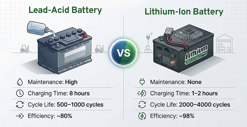 Types of Forklift Batteries